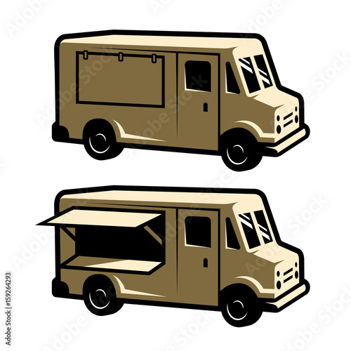 Food truck template .
