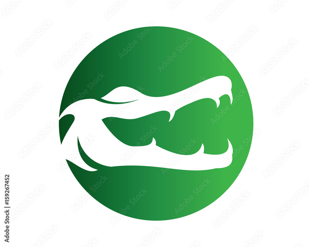 Crocodile symbol logo store