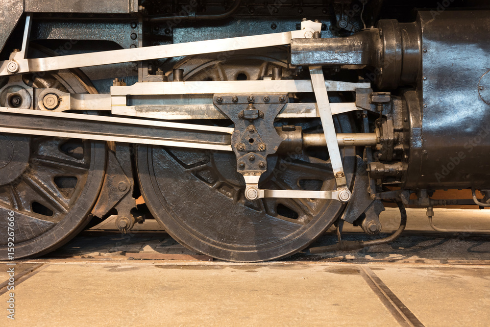 Steam locomotive wheels or steam train wheels