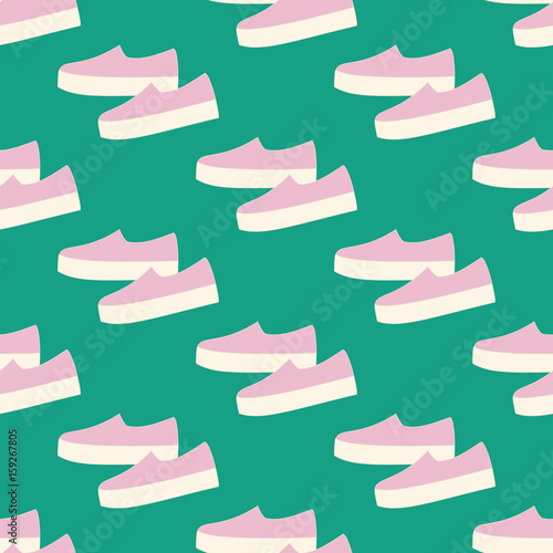 Slipon shoes pattern