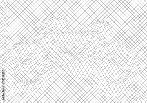 protective abstract pattern lines in the form of a bike.