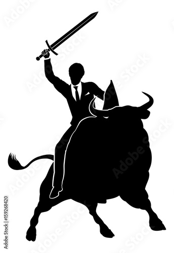 Bull Market Businessman Con...