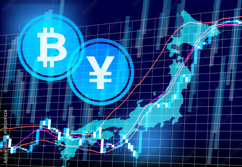 ビットコインと円 為替チャート Stock Vector Adobe Stock ビットコインと円 為替チャート Stock Vector Adobe Stock