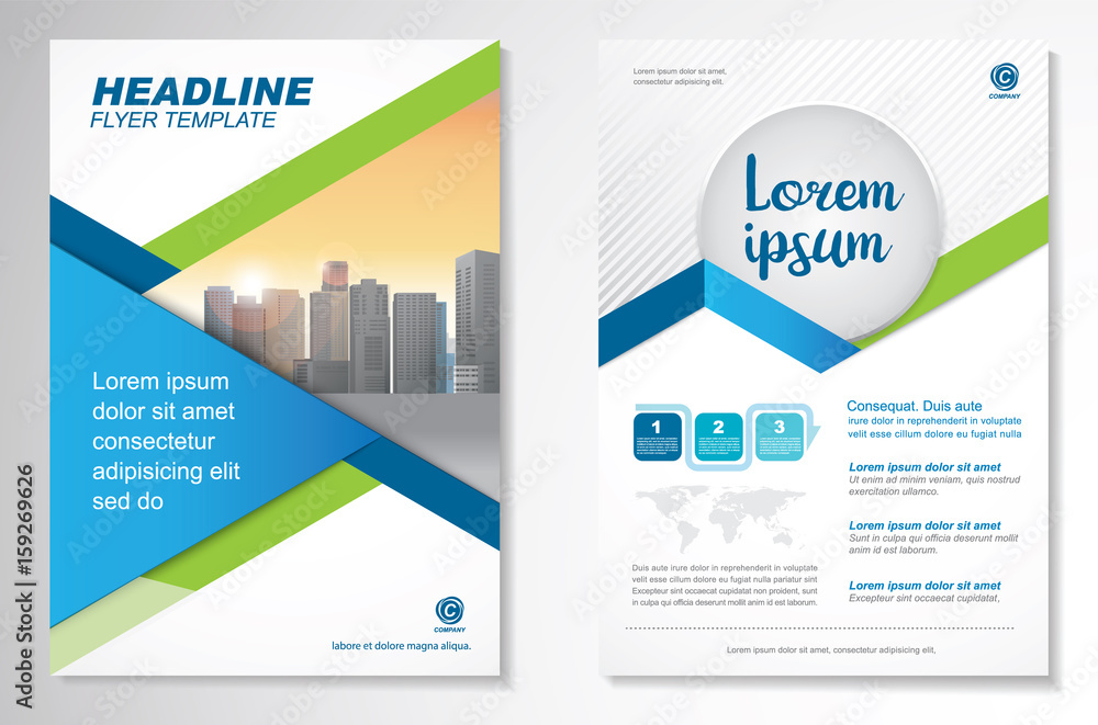 Template vector design for Brochure, Annual Report, Magazine, Poster ...