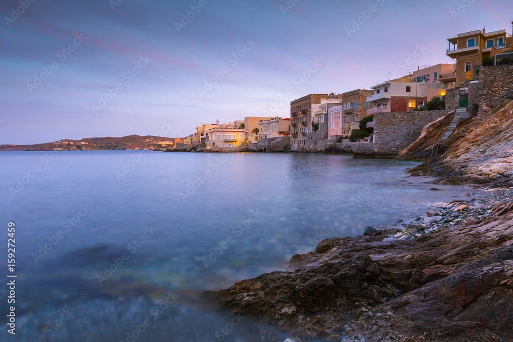 Vaporia district of Ermoupoli town on Syros island.
