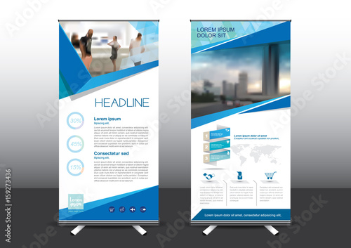 Roll Up template vector illustration, Designed for style applied to the expo. Publicity banners, business model vertical.