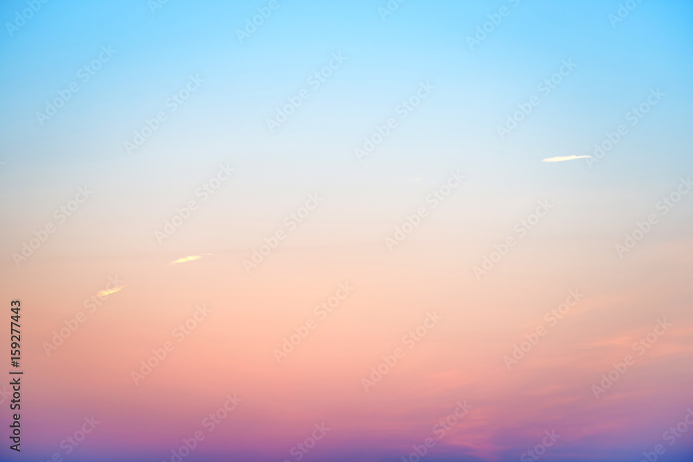 Obraz premium Sunset or sunrise colorful sky