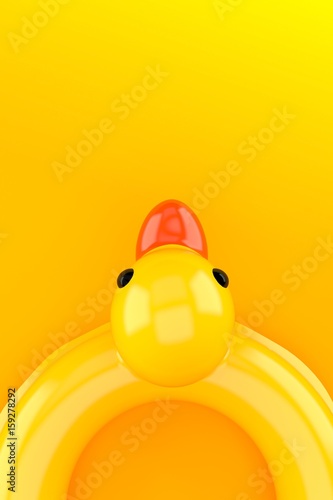 Life buoy in duck shape