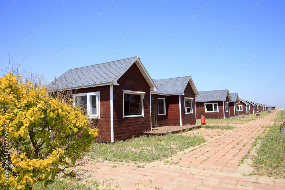 Fototapeta premium wooden houses