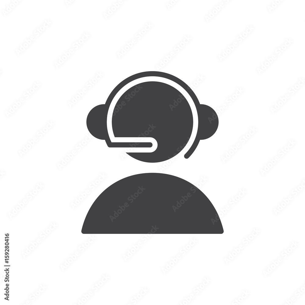 Online support, Call center icon vector, filled flat sign, solid pictogram isolated on white. Symbol, logo illustration. Pixel perfect Online support, Call center icon vector, filled flat sign, solid pictogram isolated on white. Symbol, logo illustration. Pixel perfect