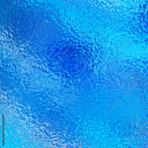 Blue background with frost texture. Vector illustration