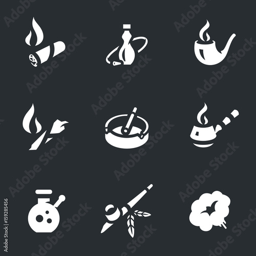 Vector Set of Smoking Icons.