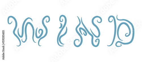 typeface design wind