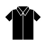 Hemd - Piktogramm - schwarz