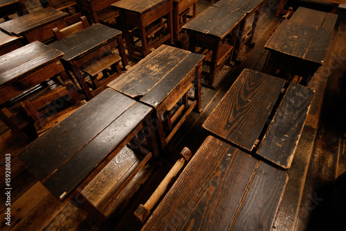 school desks and chairs of japan