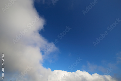 Blue sky and clouds