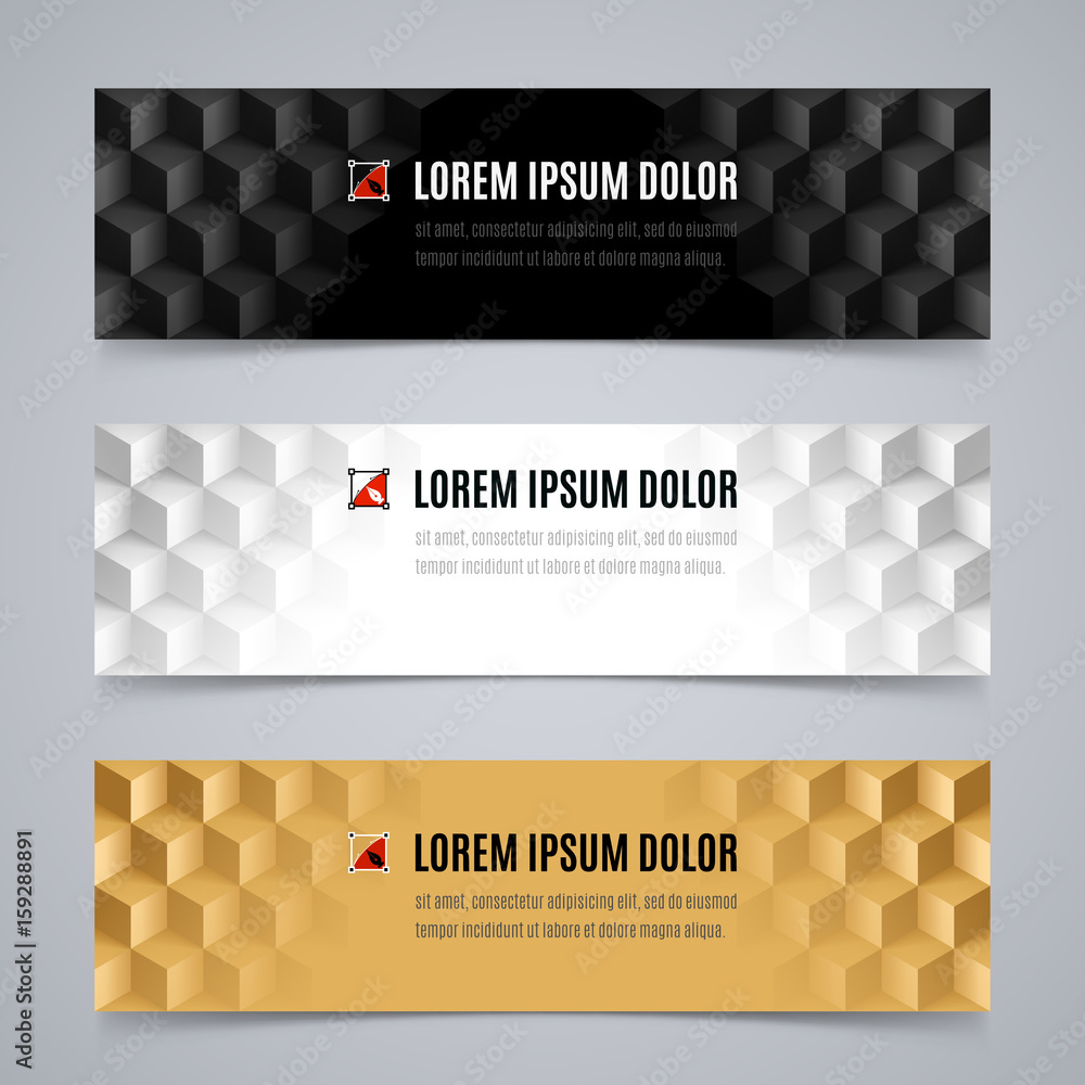 Fototapeta premium Abstract Banners
