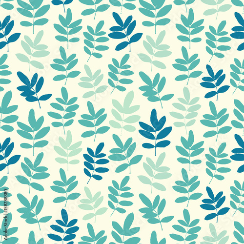 Seamless pattern with leafs © ColorValley