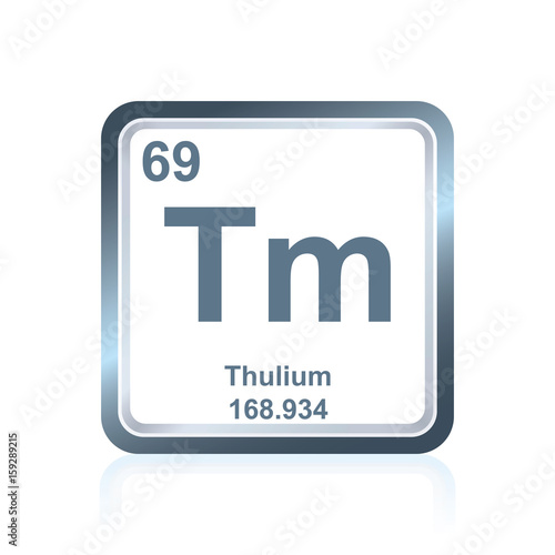 Chemical element thulium from the Periodic Table
