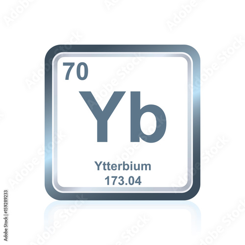 Chemical element ytterbium from the Periodic Table