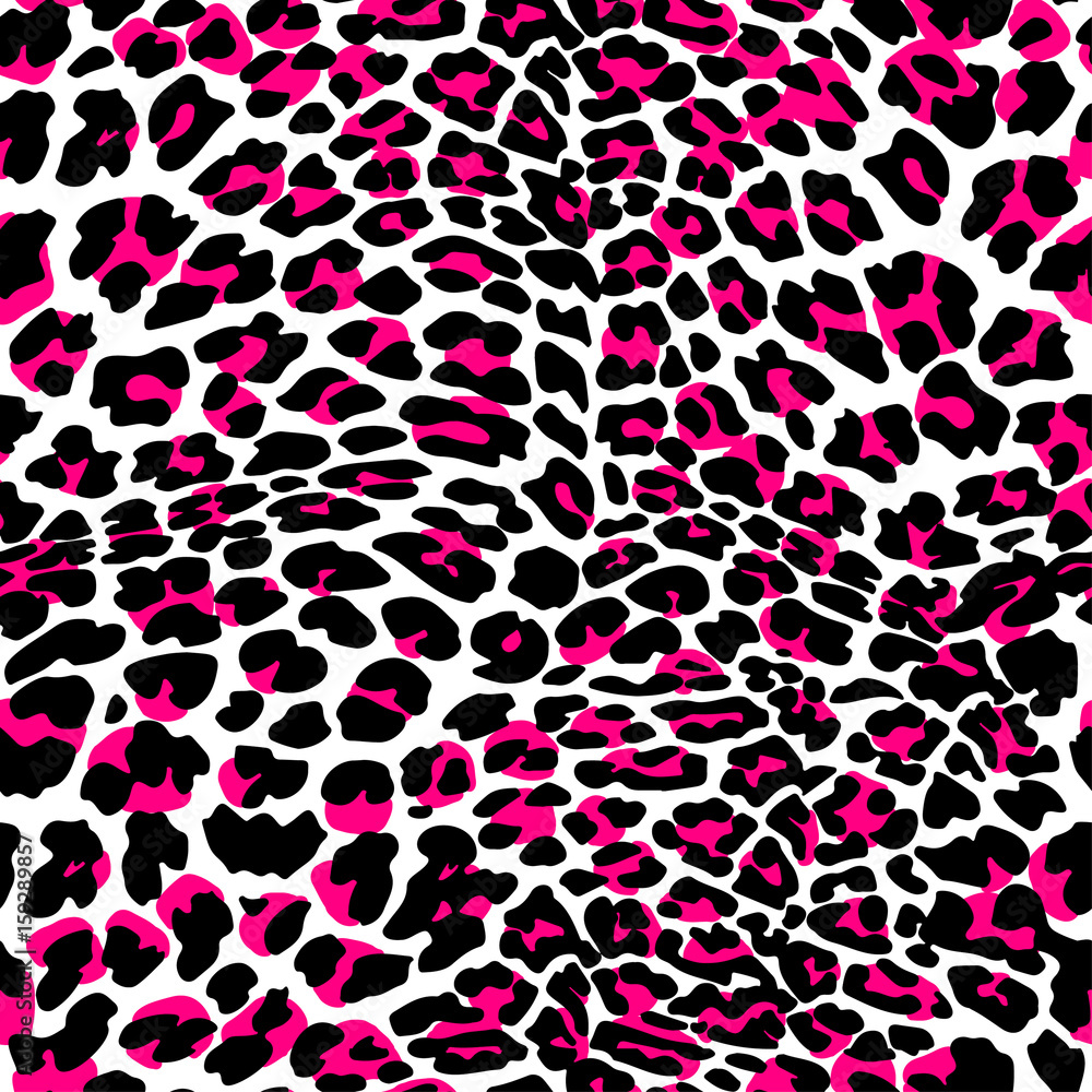 Obraz premium Fashion leopard exotic seamless pattern.