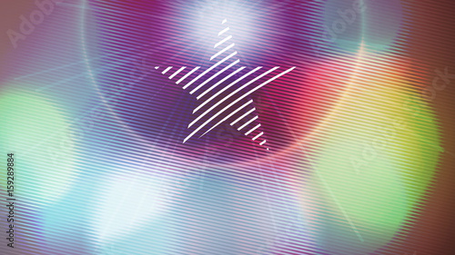 Abstract blurred Festive Event Background - Vector Illustration