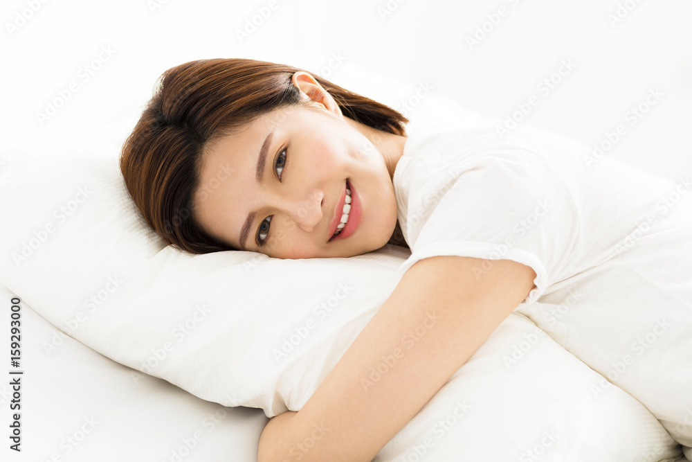 beautiful young woman sleeps in the bedroom beautiful young woman sleeps in the bedroom