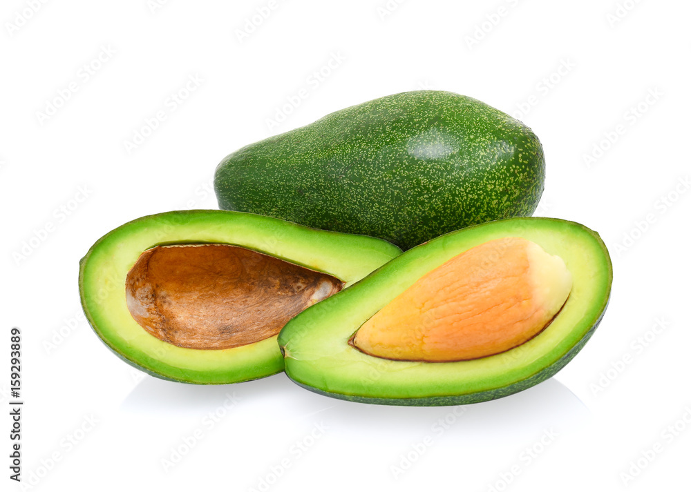 Avocado isolated on white background Avocado isolated on white background