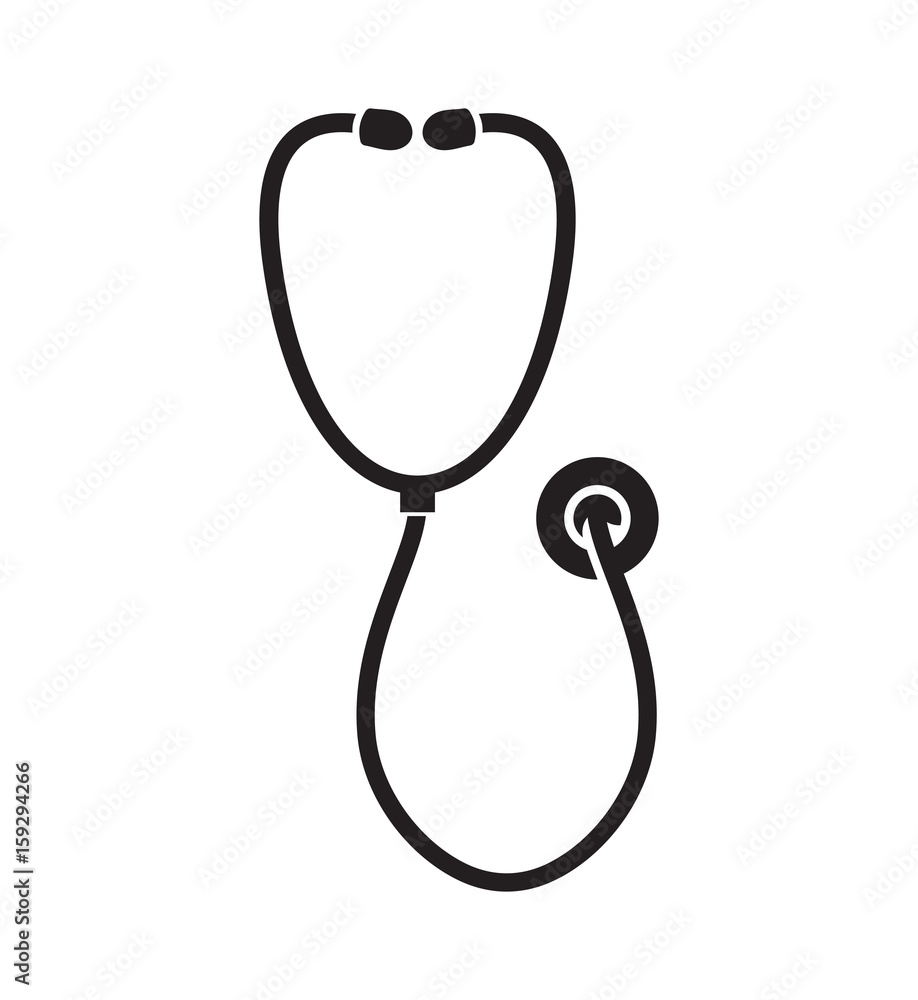 Stethoscope vector icon Stethoscope vector icon