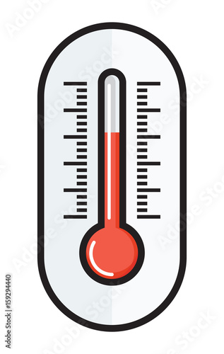 Thermometer vector icon