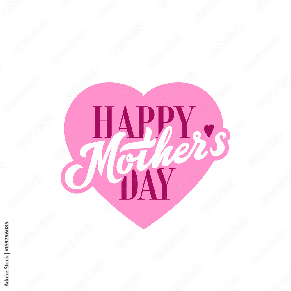 Mother's day Calligraphy Lettering vector design