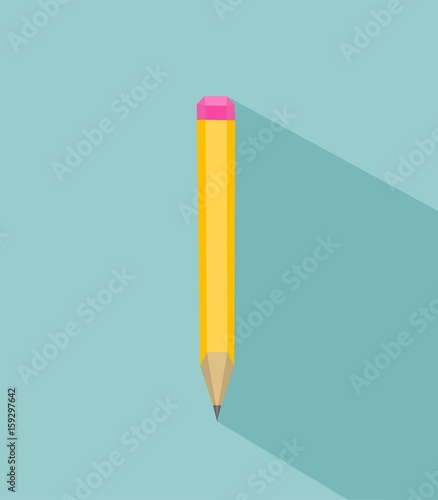 Flat pencil icon