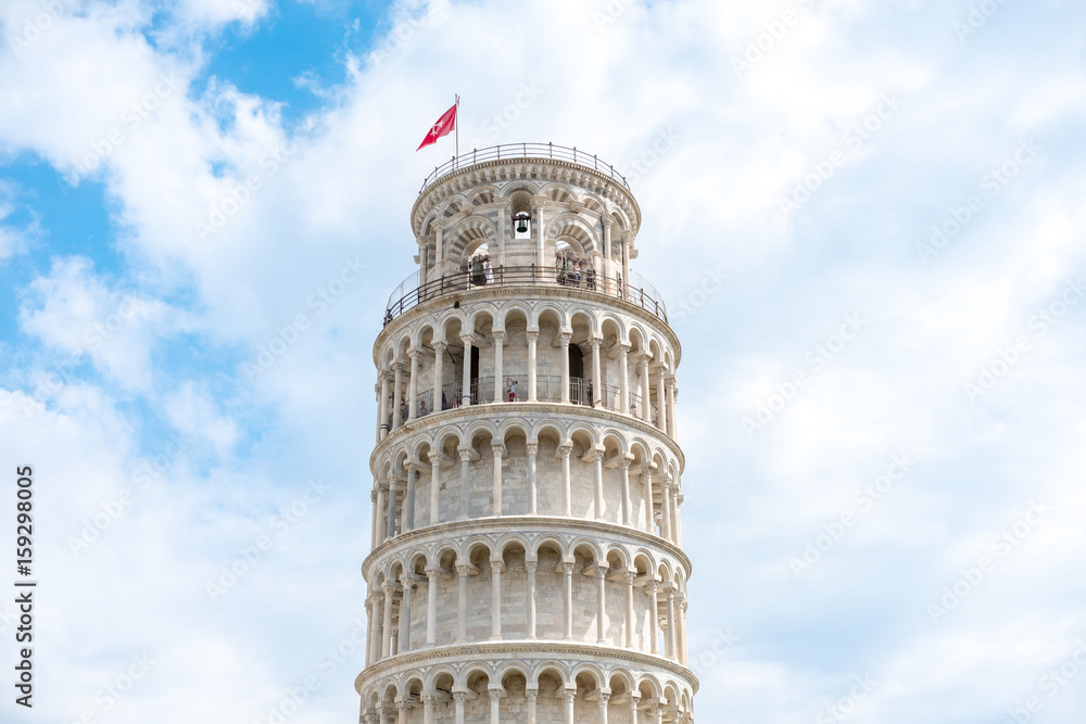 Leaning Tower of Pisa, one of the most famous landmark in Italy.
