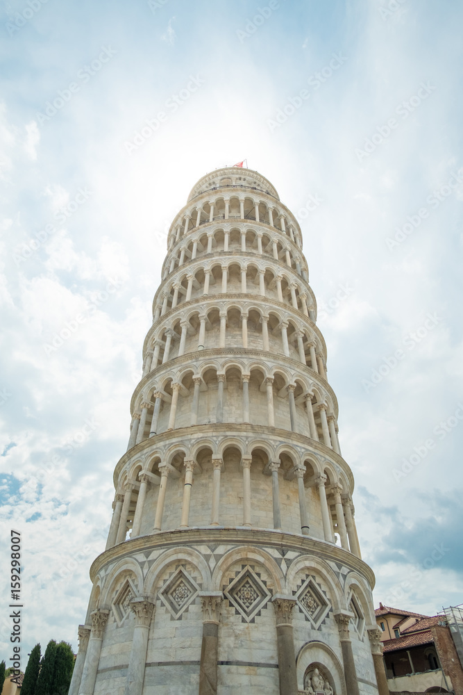 Leaning Tower of Pisa, one of the most famous landmark in Italy.