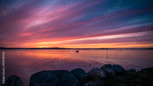 Norwegische Landschaft und Küsten