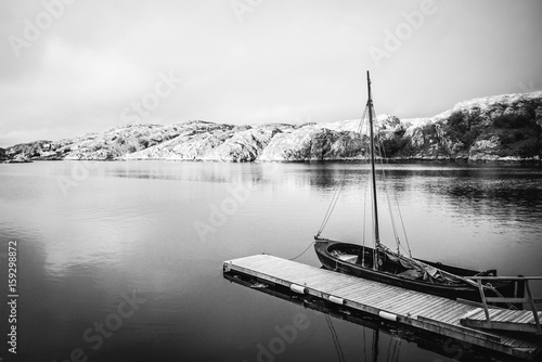 Norwegische Landschaft und Küsten