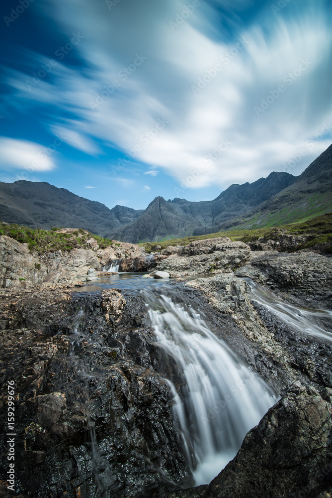 Obraz premium Fairy Polls Waterfalls
