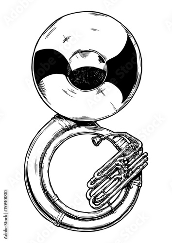 illustration of sousaphone