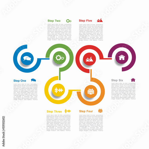 Infographic design template with place for your data. Vector illustration.