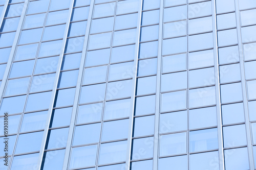 Building with tinted windows as background