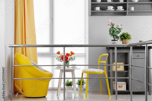 Beautiful modern veranda wi...