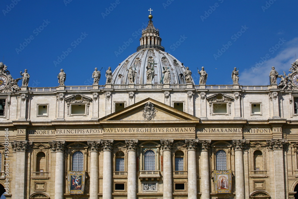 St. Peter's Basilica is an Italian church in Vatican City, it was the most renowned work of Renaissance architecture and the largest church in the world. 