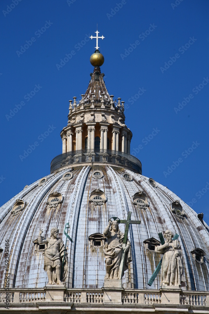 St. Peter's Basilica is an Italian church in Vatican City, it was the most renowned work of Renaissance architecture and the largest church in the world. 