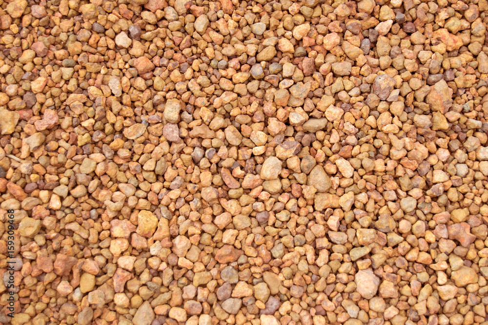 Orange Gravel rock for texture and background Orange Gravel rock for texture and background
