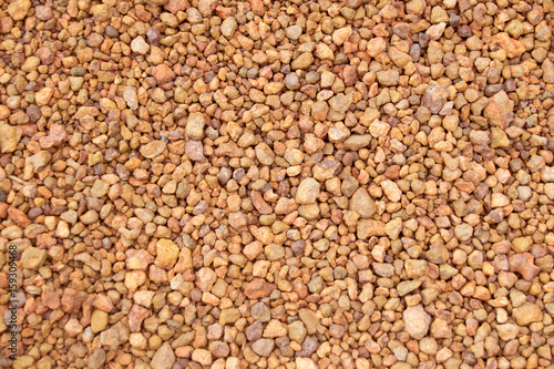 Orange Gravel rock for texture and background