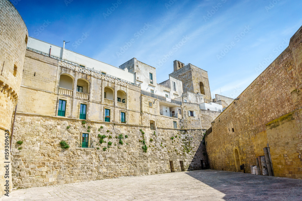 Historic landmarks in Otranto, Apulia, Italy