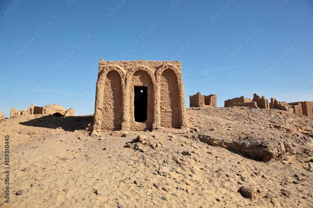 Tombs of the Al-Bagawat (El-Bagawat), an early Christian necropolis, one of the oldest in the world, Kharga Oasis, Egypt 