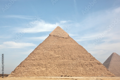 Great Egyptian pyramids in Giza  Cairo 