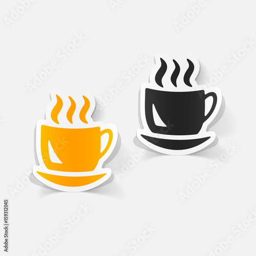 realistic design element: coffee