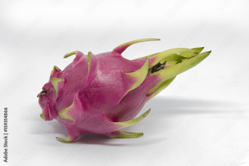 Dragon fruit isolated on white background with clipping path Dragon fruit isolated on white background with clipping path